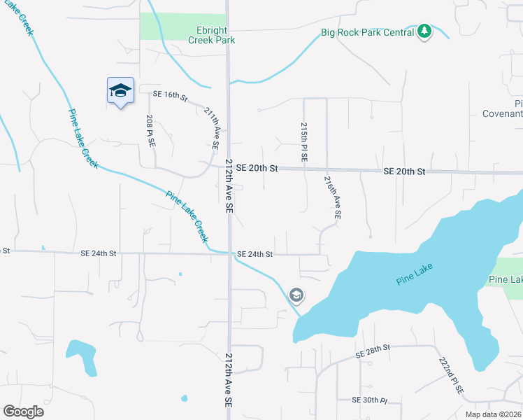 map of restaurants, bars, coffee shops, grocery stores, and more near 2202 212th Avenue Southeast in Sammamish