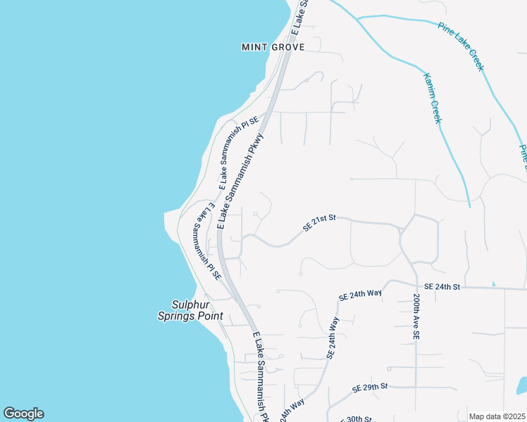 map of restaurants, bars, coffee shops, grocery stores, and more near 2005 193rd Avenue Southeast in Sammamish