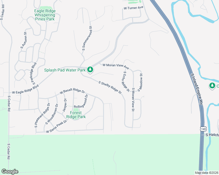 map of restaurants, bars, coffee shops, grocery stores, and more near 6724 South Shelby Ridge Street in Spokane