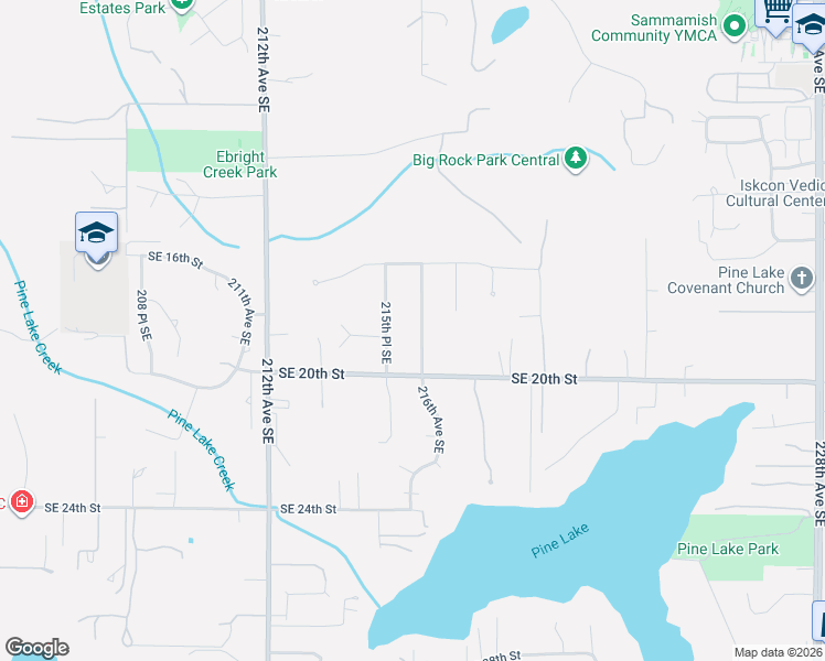 map of restaurants, bars, coffee shops, grocery stores, and more near 1644 215th Place Southeast in Issaquah