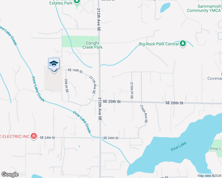 map of restaurants, bars, coffee shops, grocery stores, and more near 1927 213th Court Southeast in Sammamish