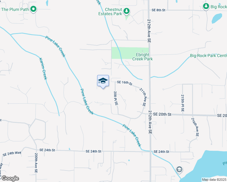 map of restaurants, bars, coffee shops, grocery stores, and more near 1841 208 Place Southeast in Sammamish