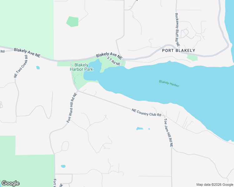 map of restaurants, bars, coffee shops, grocery stores, and more near 10350 Northeast Country Club Road in Bainbridge Island