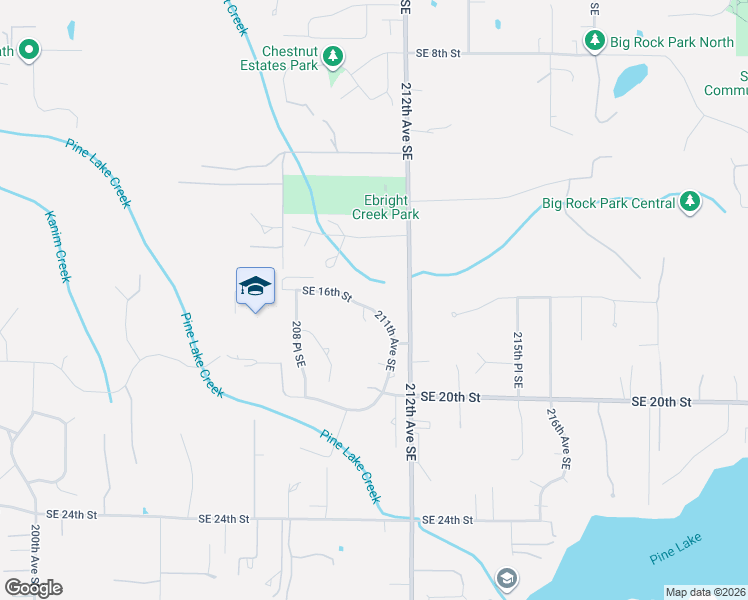 map of restaurants, bars, coffee shops, grocery stores, and more near 1644 211th Avenue Southeast in Sammamish