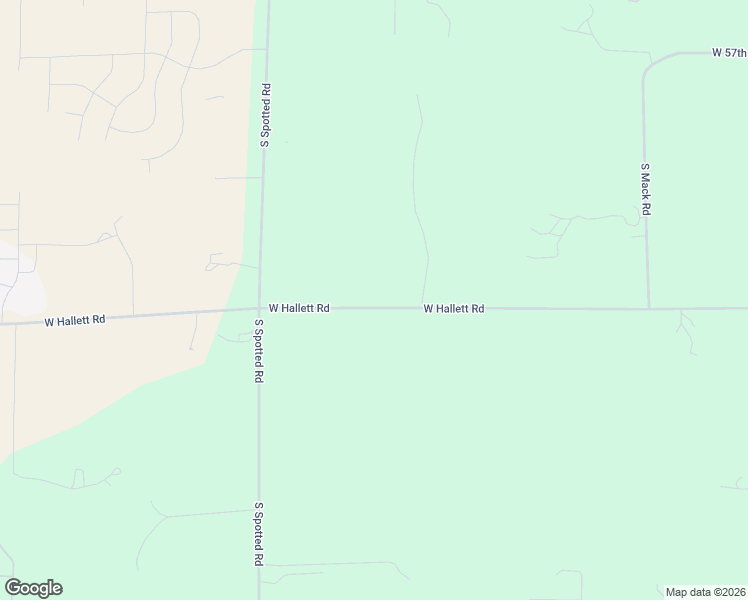 map of restaurants, bars, coffee shops, grocery stores, and more near 7410 West Hallett Road in Spokane