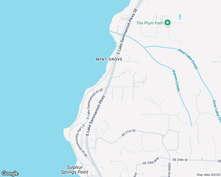 map of restaurants, bars, coffee shops, grocery stores, and more near 19301 Southeast 16th Street in Sammamish