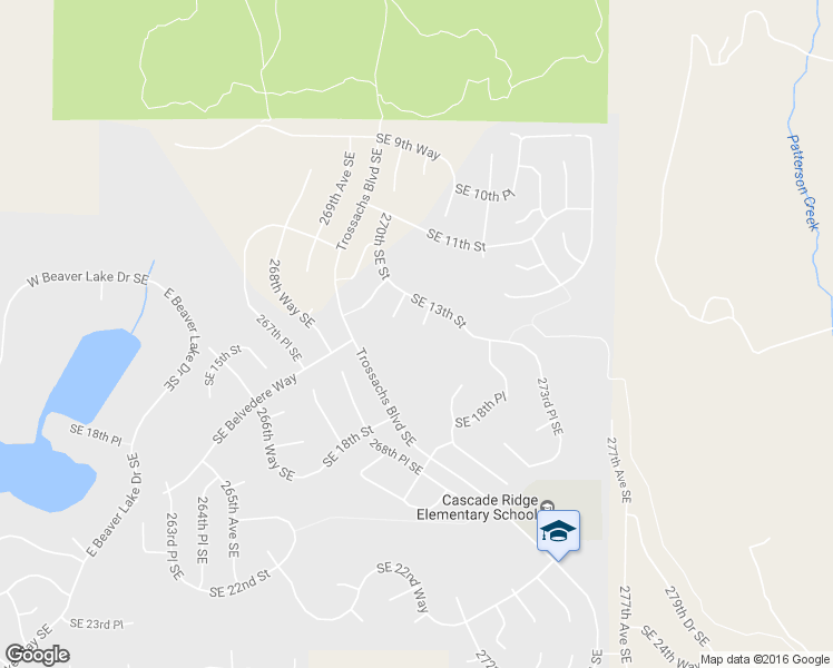 map of restaurants, bars, coffee shops, grocery stores, and more near 1409 271st Place Southeast in Sammamish