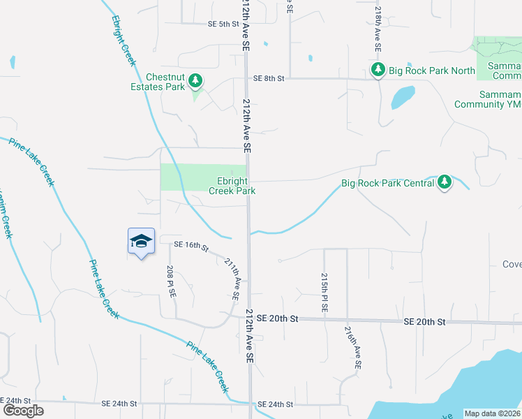map of restaurants, bars, coffee shops, grocery stores, and more near 21221 Southeast 13th Place in Sammamish