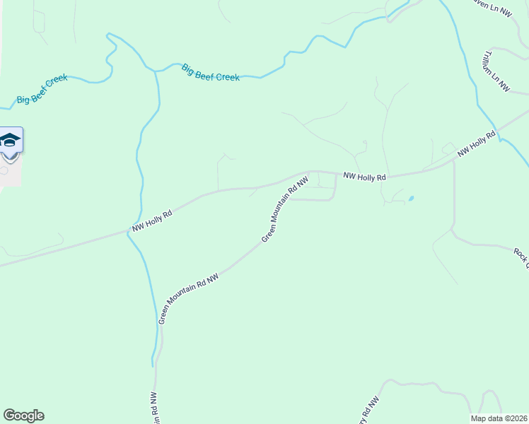 map of restaurants, bars, coffee shops, grocery stores, and more near 3621 Green Mountain Road Northwest in Bremerton