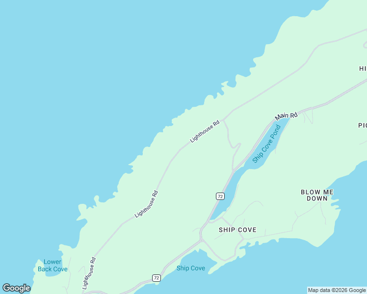 map of restaurants, bars, coffee shops, grocery stores, and more near 57 Highway 72 in Port de Grave