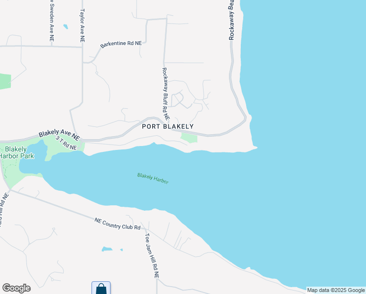 map of restaurants, bars, coffee shops, grocery stores, and more near 10941 Northeast Seaborn Road in Bainbridge Island