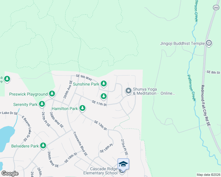 map of restaurants, bars, coffee shops, grocery stores, and more near 914 272nd Place Southeast in Sammamish