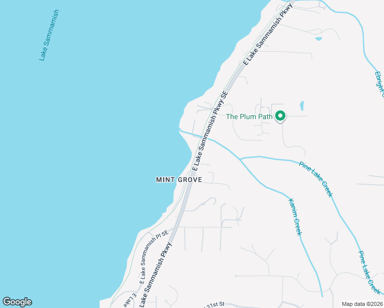 map of restaurants, bars, coffee shops, grocery stores, and more near 1018 East Lake Sammamish Parkway Southeast in Sammamish
