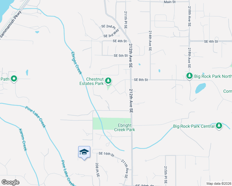 map of restaurants, bars, coffee shops, grocery stores, and more near 920 210th Court Southeast in Sammamish
