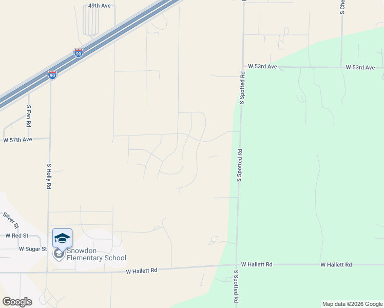 map of restaurants, bars, coffee shops, grocery stores, and more near 5708 South Zabo Road in Spokane