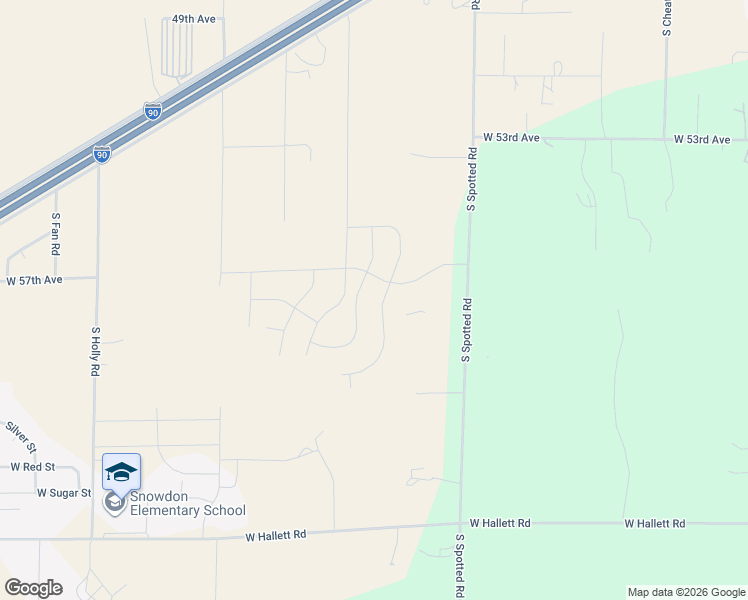 map of restaurants, bars, coffee shops, grocery stores, and more near 5708 South Zabo Road in Spokane