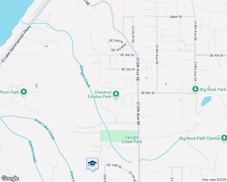 map of restaurants, bars, coffee shops, grocery stores, and more near 20914 Southeast 7th Place in Sammamish