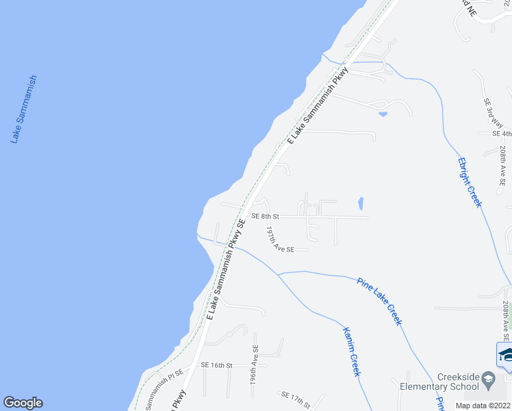 map of restaurants, bars, coffee shops, grocery stores, and more near 723 197th Avenue Southeast in Sammamish