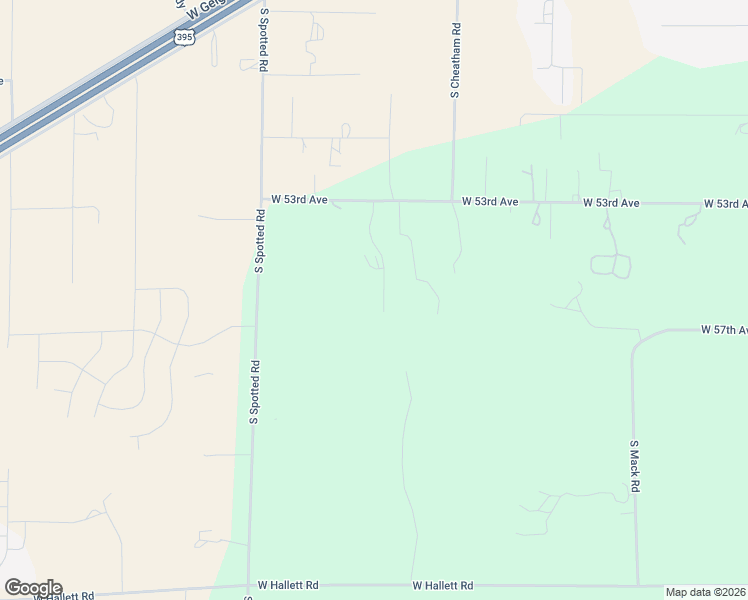 map of restaurants, bars, coffee shops, grocery stores, and more near 5515 South Russell Lane in Spokane