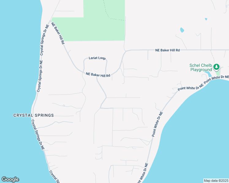 map of restaurants, bars, coffee shops, grocery stores, and more near 6450 Northeast Dapple Court in Bainbridge Island