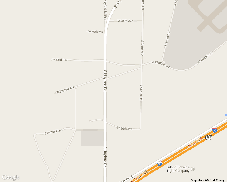 map of restaurants, bars, coffee shops, grocery stores, and more near 5405 South Hayford Road in Spokane