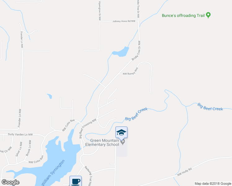 map of restaurants, bars, coffee shops, grocery stores, and more near 4468 Deerhorn Trail Northwest in Bremerton