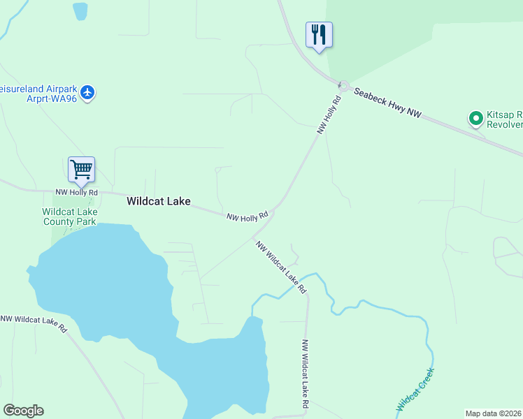 map of restaurants, bars, coffee shops, grocery stores, and more near 8064-8398 Northwest Holly Road in Bremerton