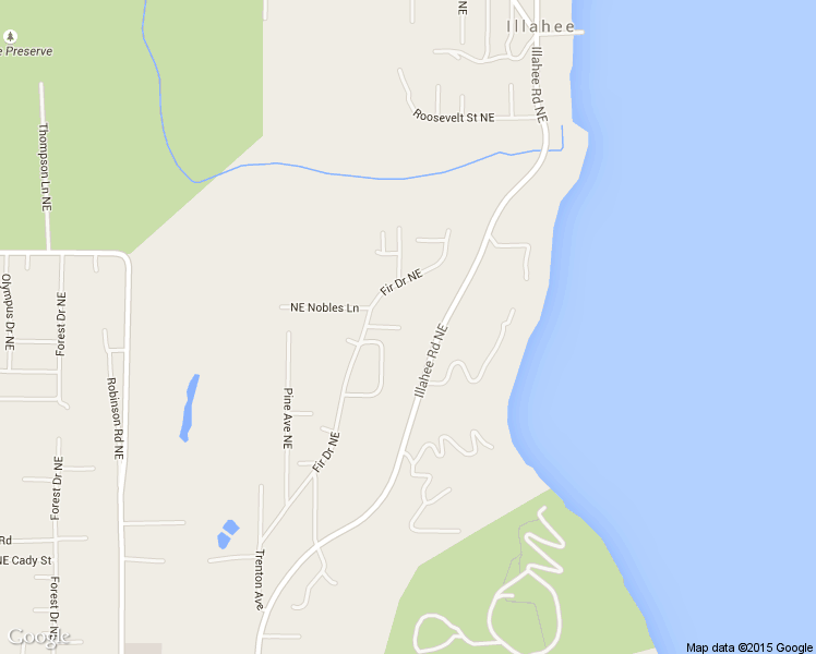 map of restaurants, bars, coffee shops, grocery stores, and more near 4696 Fir Drive Northeast in Bremerton