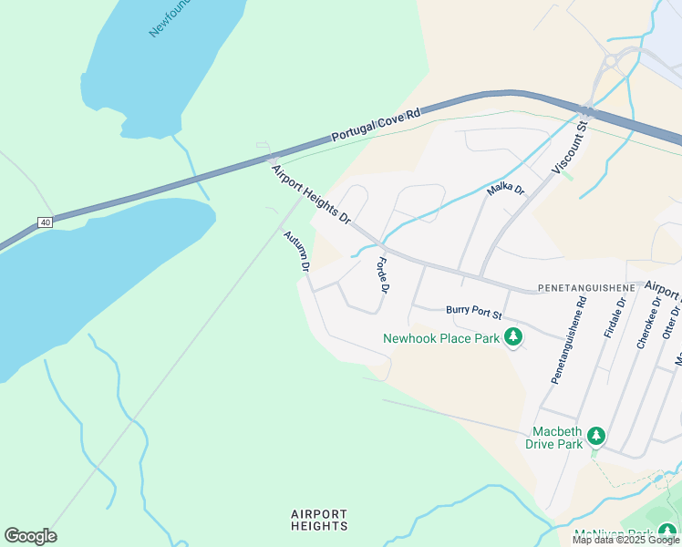 map of restaurants, bars, coffee shops, grocery stores, and more near 8 Alder Place in Saint John's