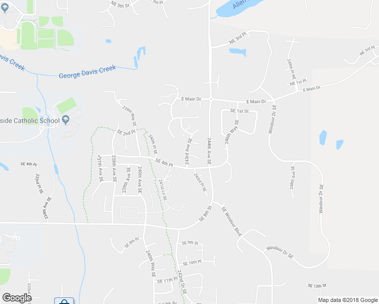 map of restaurants, bars, coffee shops, grocery stores, and more near 307 243rd Avenue Southeast in Sammamish