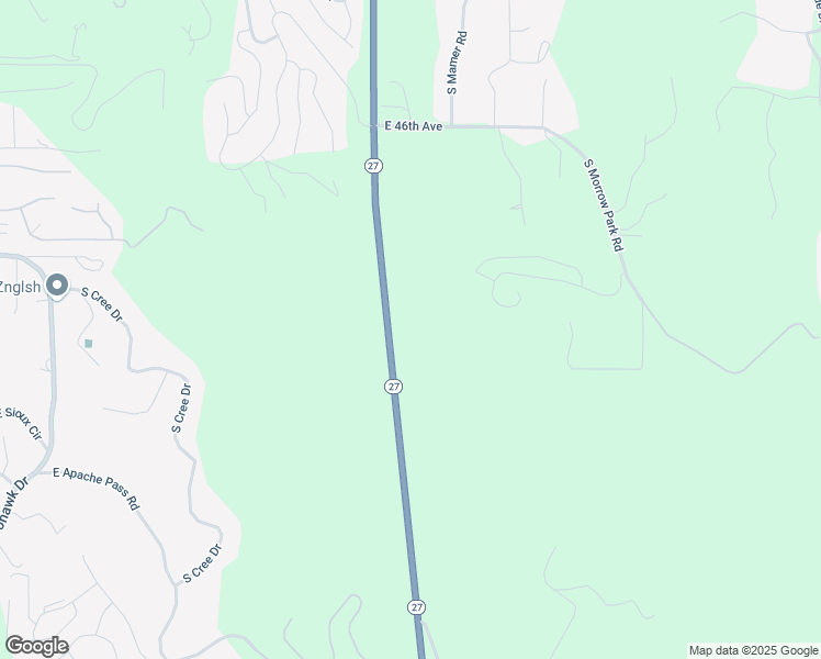 map of restaurants, bars, coffee shops, grocery stores, and more near 5115 Washington 27 in Spokane