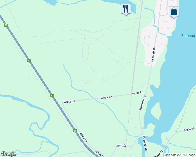 1265 Birchwood Drive, Bathurst NB Walk Score