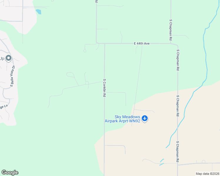 map of restaurants, bars, coffee shops, grocery stores, and more near 4821-4925 S Conklin Rd in Spokane