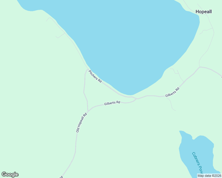 map of restaurants, bars, coffee shops, grocery stores, and more near Pitchers Road in Hopeall