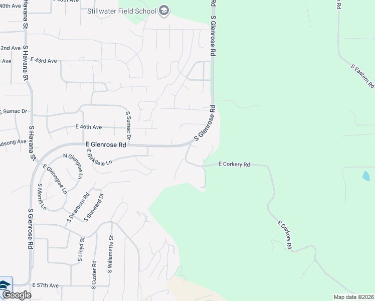 map of restaurants, bars, coffee shops, grocery stores, and more near 4727 East Glenrose Road in Spokane