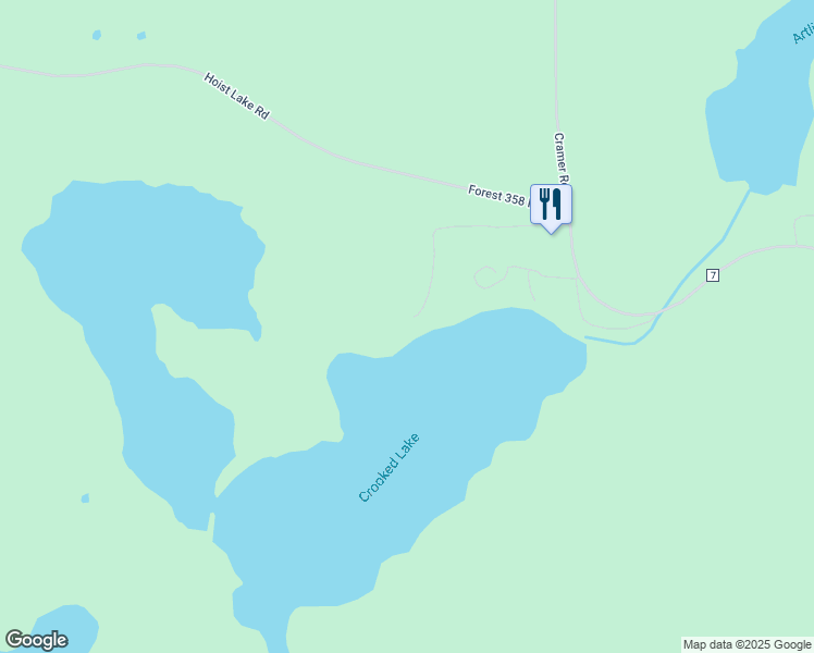 map of restaurants, bars, coffee shops, grocery stores, and more near 6857 Crooked Lake Road in Finland