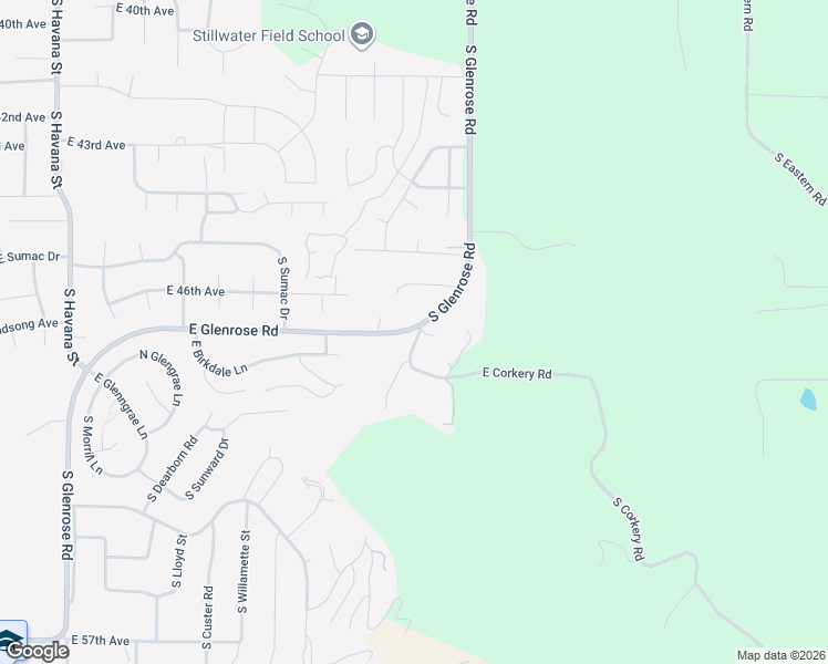 map of restaurants, bars, coffee shops, grocery stores, and more near 4727 East Glenrose Road in Spokane