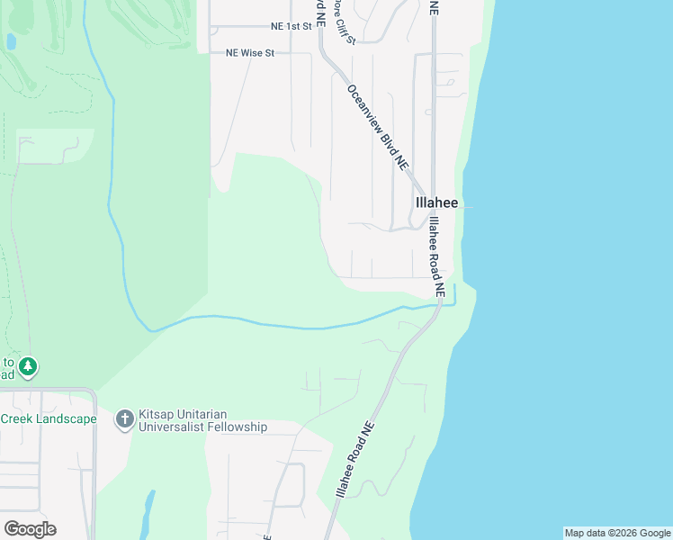 map of restaurants, bars, coffee shops, grocery stores, and more near 3823 Roosevelt Street Northeast in Bremerton