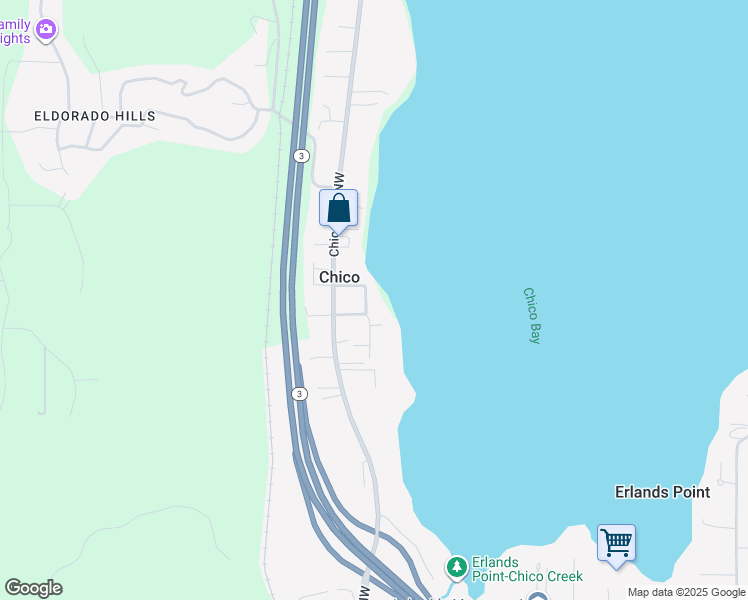 map of restaurants, bars, coffee shops, grocery stores, and more near 5250 Chico Beach Drive Northwest in Bremerton