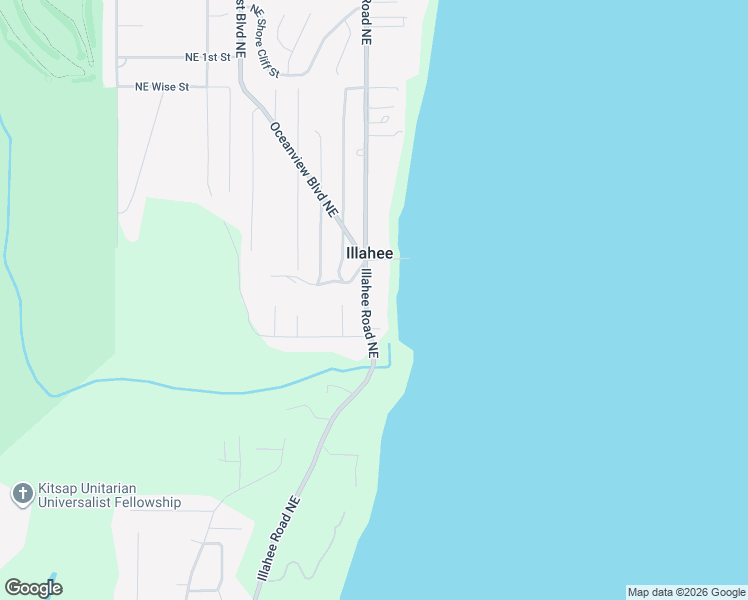 map of restaurants, bars, coffee shops, grocery stores, and more near 5350 Illahee Road Northeast in Bremerton