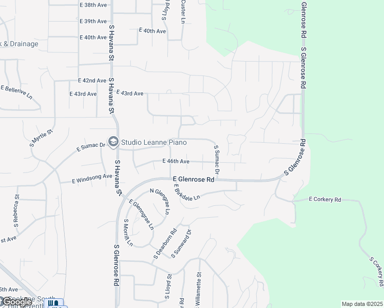 map of restaurants, bars, coffee shops, grocery stores, and more near 4513 South Custer Court in Spokane
