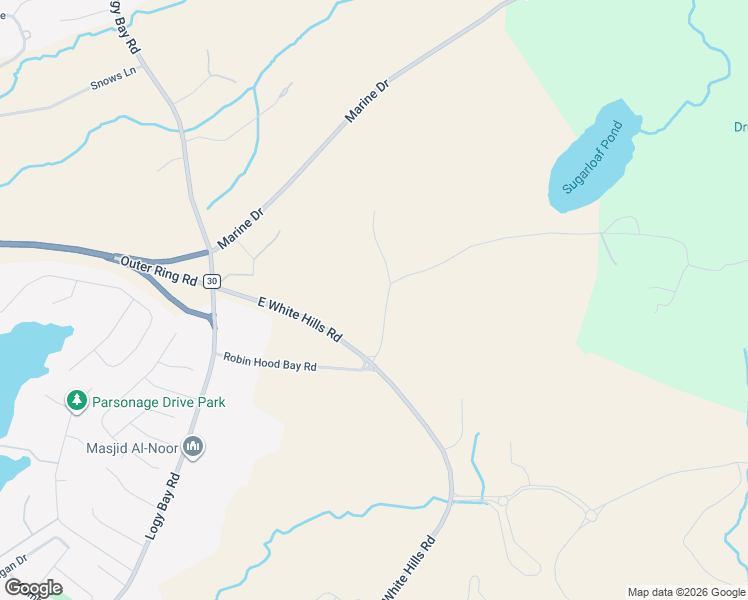 map of restaurants, bars, coffee shops, grocery stores, and more near 35 Sugarloaf Road in St. John's