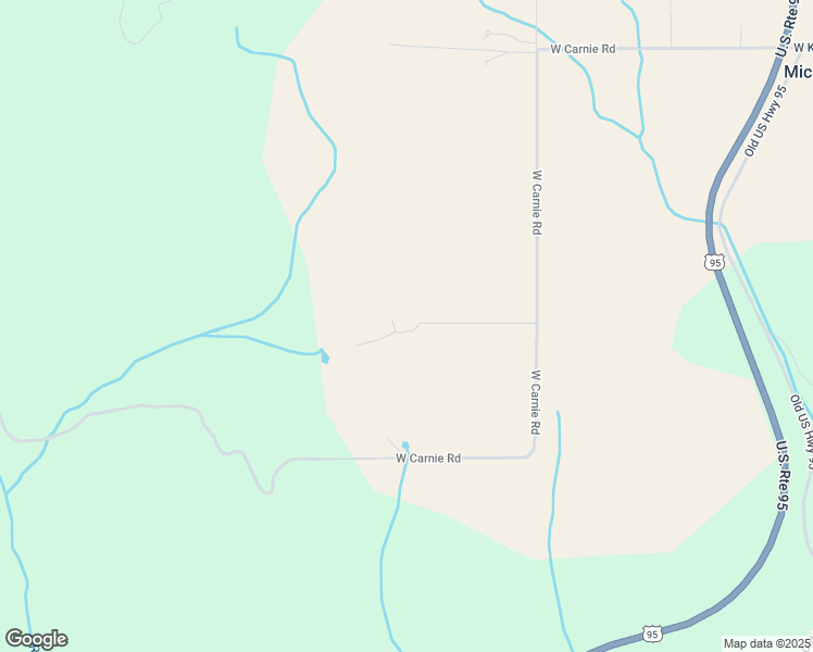 map of restaurants, bars, coffee shops, grocery stores, and more near 7999 West Carnie Road in Coeur d'Alene