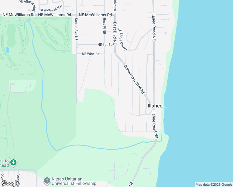 map of restaurants, bars, coffee shops, grocery stores, and more near 5775 School Street Northeast in Bremerton