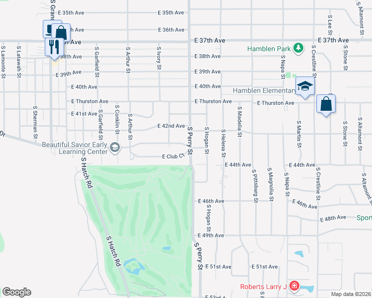 map of restaurants, bars, coffee shops, grocery stores, and more near 1331 East Club Court in Spokane