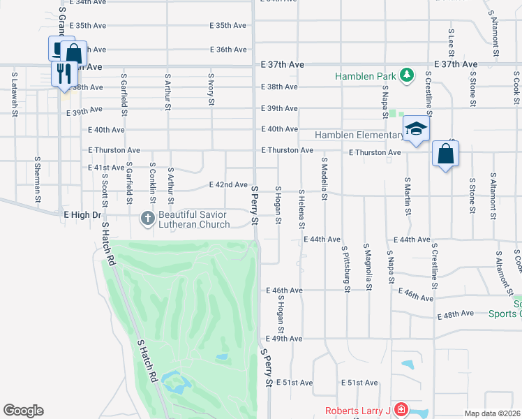 map of restaurants, bars, coffee shops, grocery stores, and more near 1331 East Club Court in Spokane