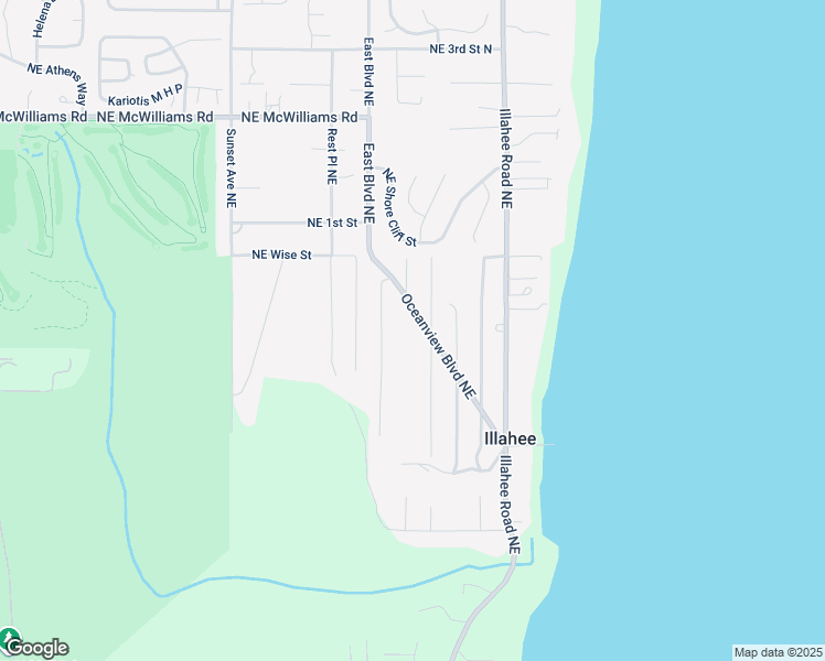 map of restaurants, bars, coffee shops, grocery stores, and more near 5867 Oceanview Boulevard Northeast in Bremerton