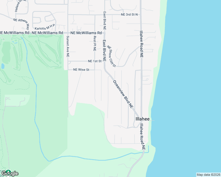map of restaurants, bars, coffee shops, grocery stores, and more near 5818 School Street Northeast in Bremerton