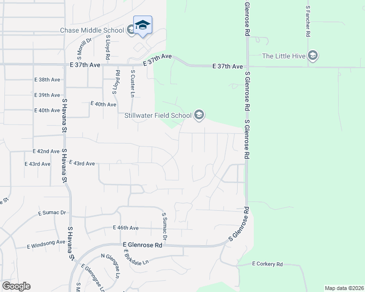 map of restaurants, bars, coffee shops, grocery stores, and more near 4119 South Glendora Drive in Spokane
