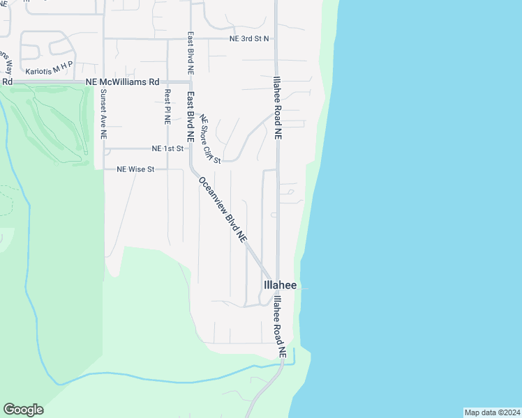 map of restaurants, bars, coffee shops, grocery stores, and more near 5825 Madrona Avenue Northeast in Bremerton